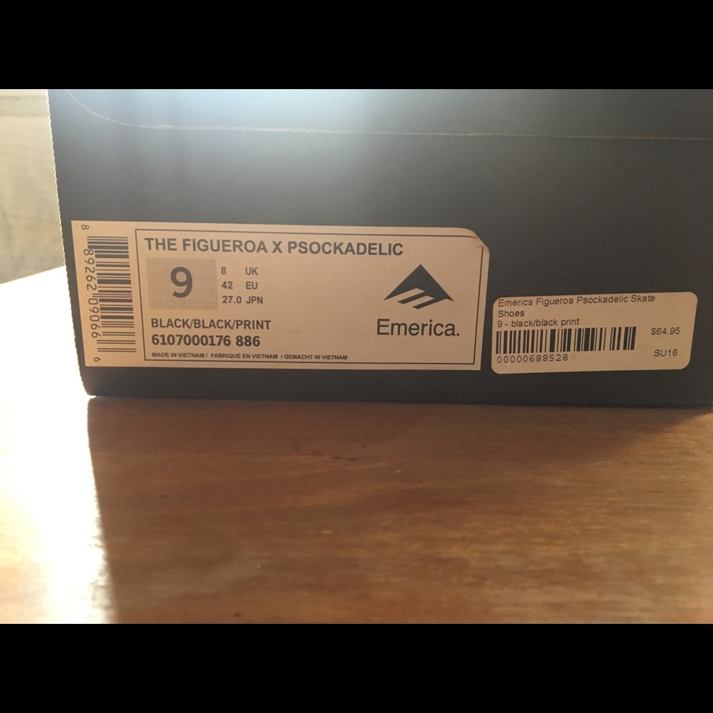 Emeica psockadelic figueraos shoes size 9